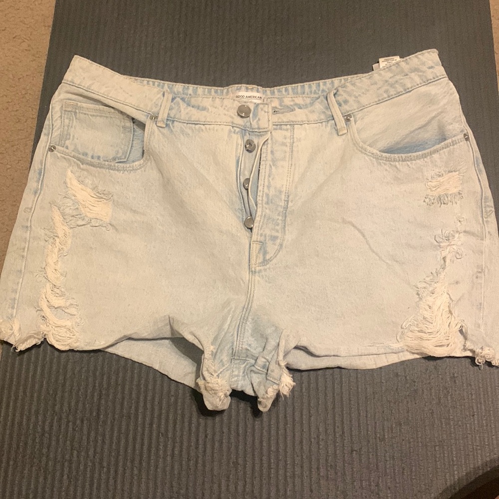Good American jean shorts